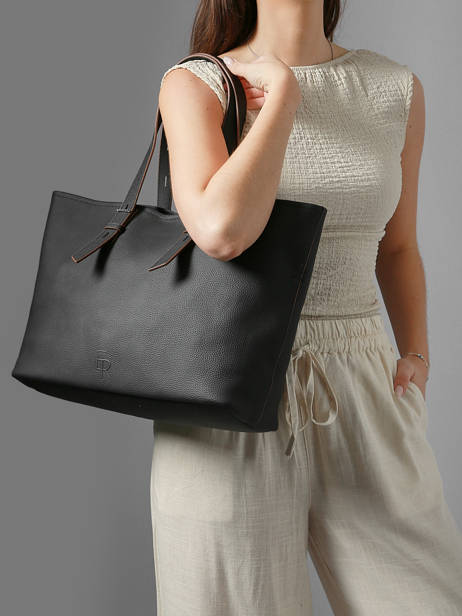 Shoulder Bag Cavalier Leather Etrier Black cavalier ECLR127M other view 1