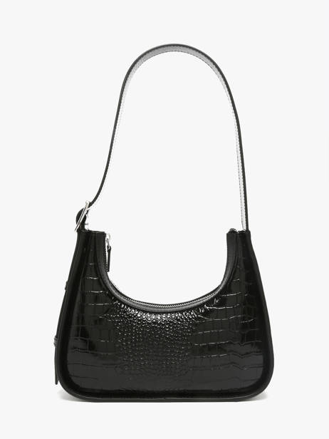 Shoulder Bag Croco Vernis Paul marius Black croco vernis VICTXCRV