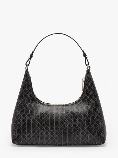 Shoulder Bag Coated Emblem Recycled Polyester Calvin klein jeans Black coated emblem 4F3298G other view 4