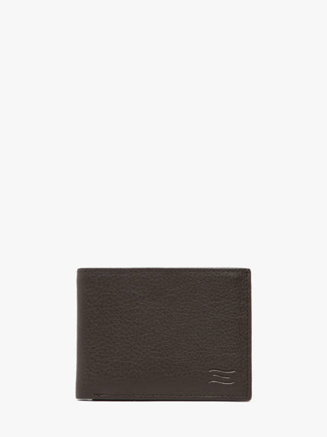 Wallet Caviar Leather Crinkles Brown caviar 14074