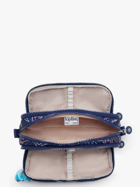 Trousse 3 Compartiments Back To School / Pbg Kipling Bleu back to school / pbg PBGI3560 vue secondaire 1