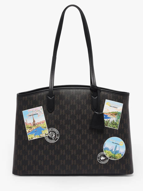 Leather K/ikon Mono Tote Karl lagerfeld Brown k ikon B1W30020