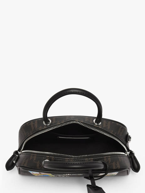 Sac Bowling K/ikon Mono Cuir Karl lagerfeld Marron k ikon B1W30025 vue secondaire 3