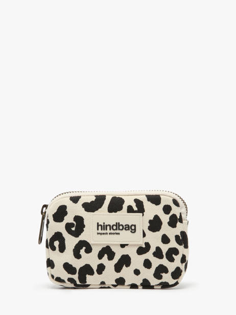 Porte-monnaie Leopard Hindbag Beige leopard LE