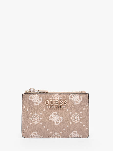 Card Holder Carrie Logo Guess Beige carrie logo GP989850