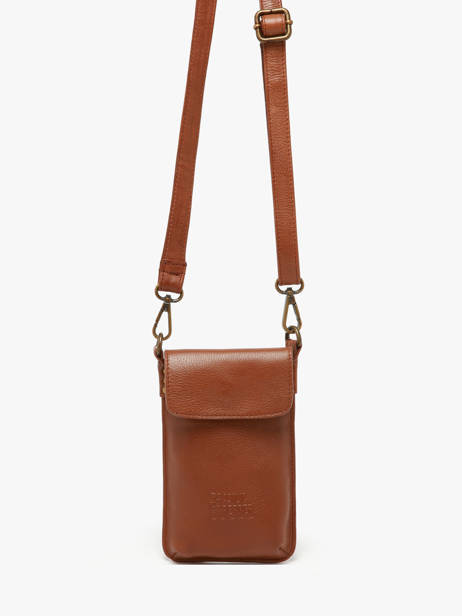 Étui Téléphone Cuir Basilic pepper Marron cow BCOW88 vue secondaire 2