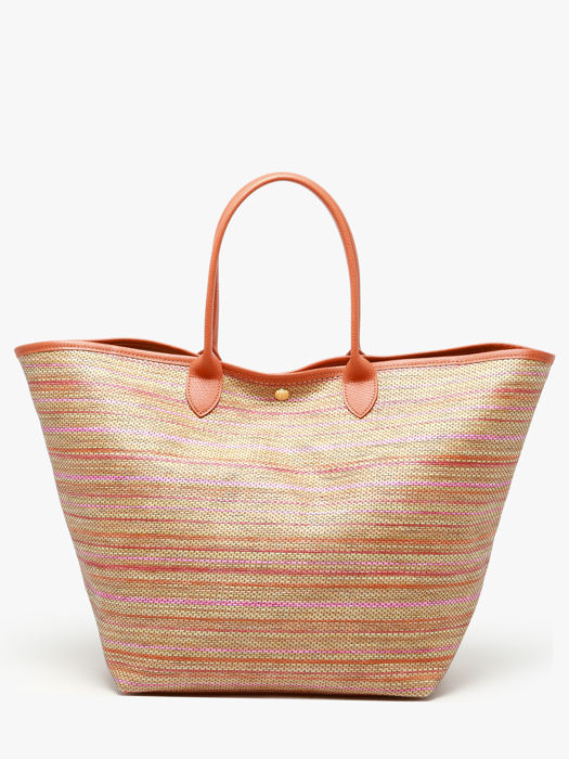 Longchamp Le panier pliage rainbow Hobo bag White