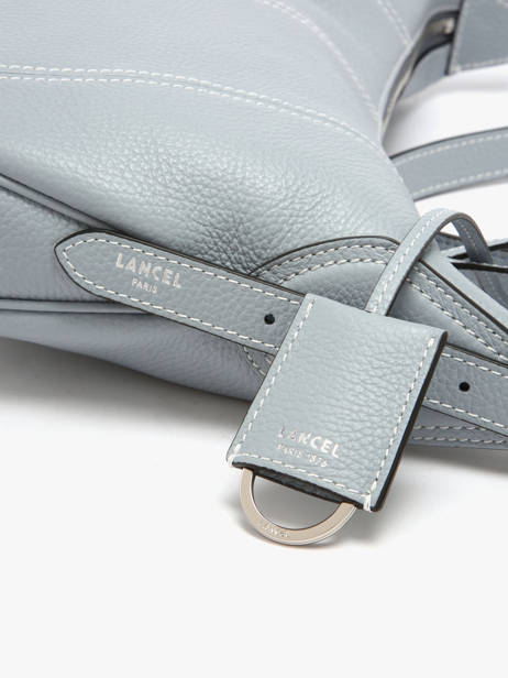 Medium Leather Victoire Hobo Bag Lancel Blue victoire A13993 other view 3