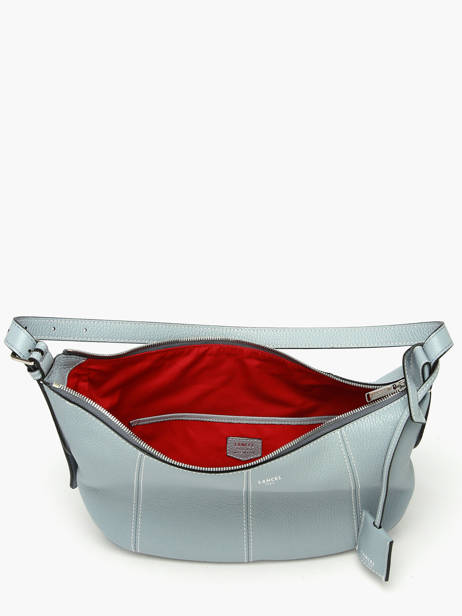 Medium Leather Victoire Hobo Bag Lancel Blue victoire A13993 other view 4