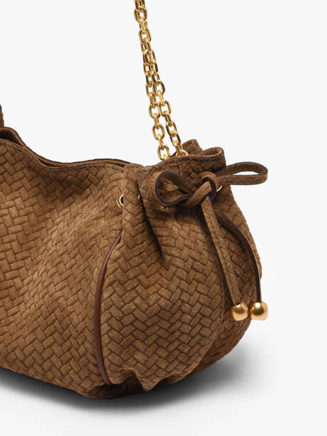 Sac Mini 24h Cuir Gerard darel Marron studio D477 vue secondaire 5