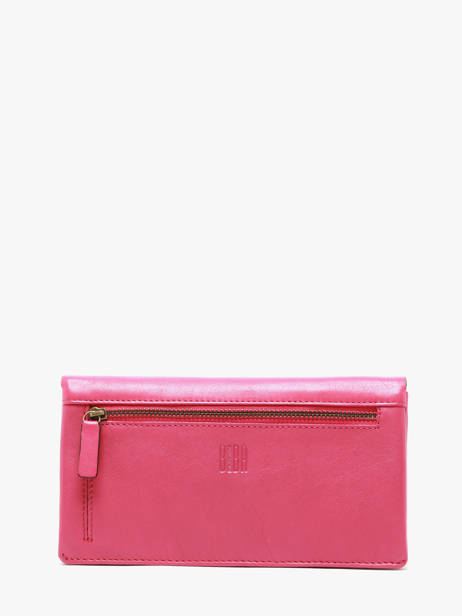 Wallet Leather Biba Pink wallet VET2L other view 2
