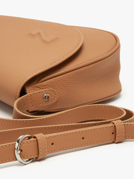 Sac Bandoulière Sunny Cuir Nathan baume Marron n city 6 vue secondaire 3