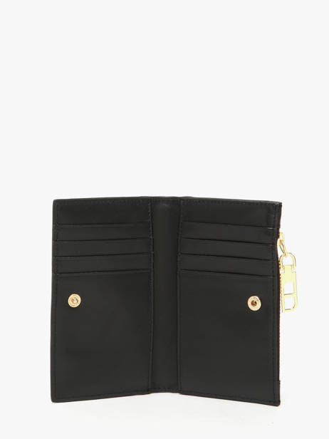 Porte-monnaie Vintage Cuir Nat et nin Noir vintage OSHI vue secondaire 1