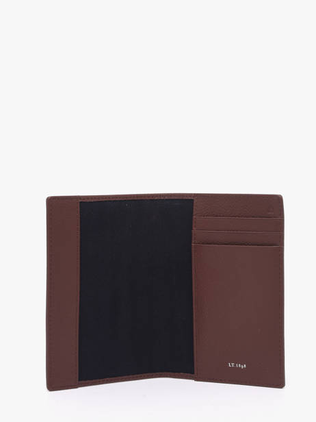 Leather Les Essentiels Passport Holder Le tanneur Brown les essentiels THGR3420 other view 1