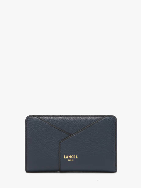 Portefeuille Enveloppe Cuir Lancel Bleu enveloppe A13710