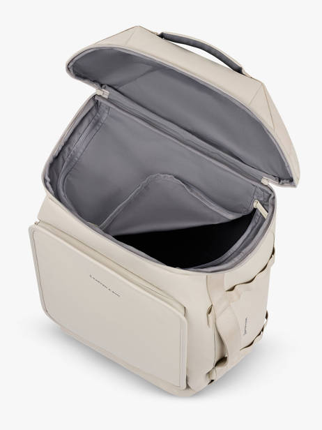 Cabin Duffle Bag Backpack Backpack Kapten and son Beige backpack LISBOMDU other view 4