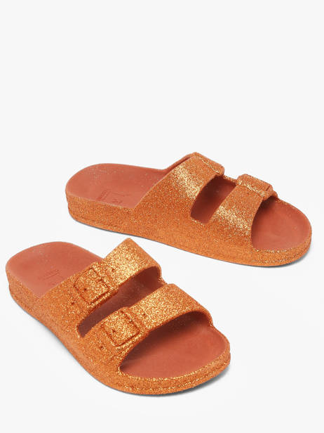 Claquettes Cacatoes Orange women 1038 vue secondaire 1