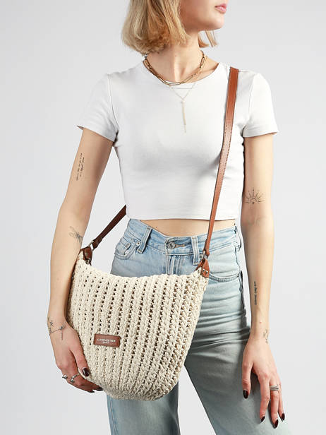 Shoulder Bag Tresse Coton Lancaster Beige tresse coton 69 other view 1