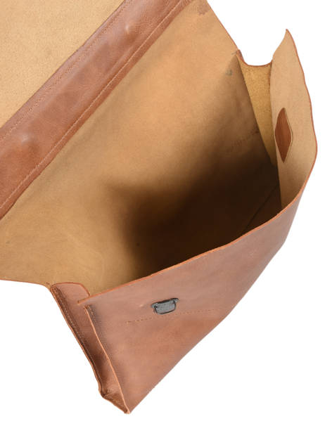 Serviette Paul marius Marron vintage LUNDI vue secondaire 4