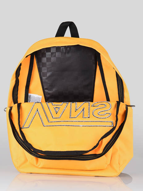 Sac à Dos 1 Compartiment Vans Jaune backpack VN0A3UI6 vue secondaire 4