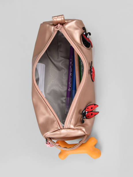 Trousse 1 Compartiment Stones and bones Rose girls G vue secondaire 1