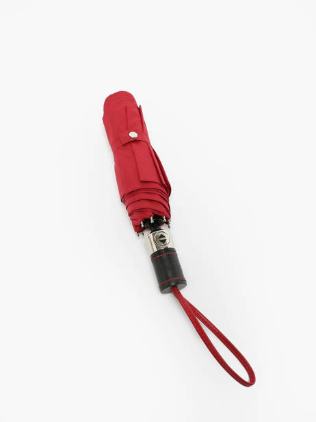 Umbrella Mini Automatic Lancel Red parapluie L205 other view 2