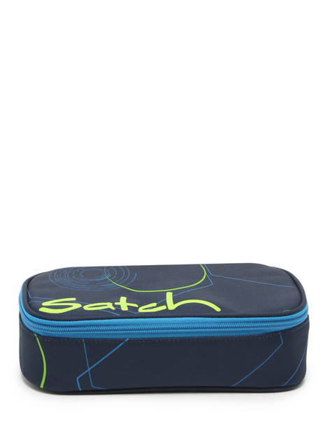 Trousse 1 Compartiment Satch Bleu pencil case BSC1